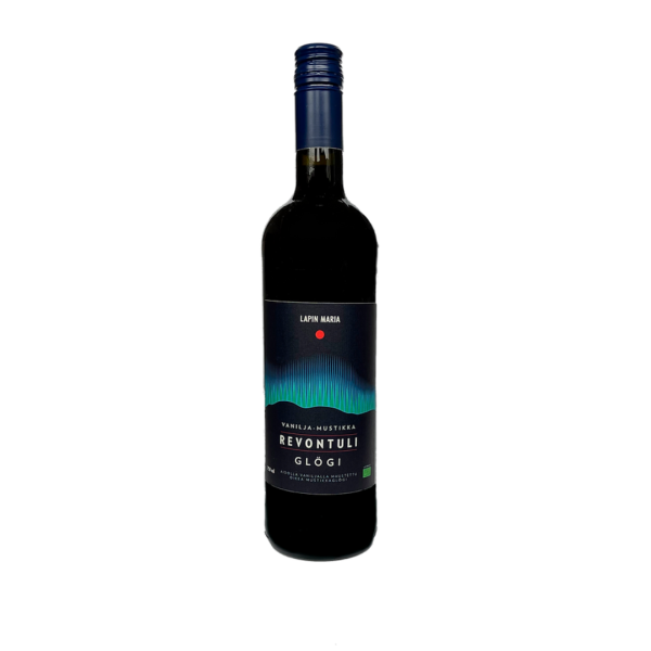 Revontuli Vanilja-mustikkaglögi, 750 ml, luomu, Lapin Maria