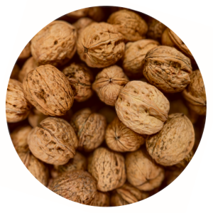 Saksanpähkinä, kuorellinen