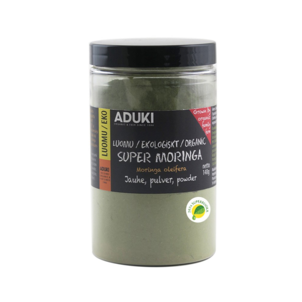 Moringajauhe, luomu, 140 g, Aduki
