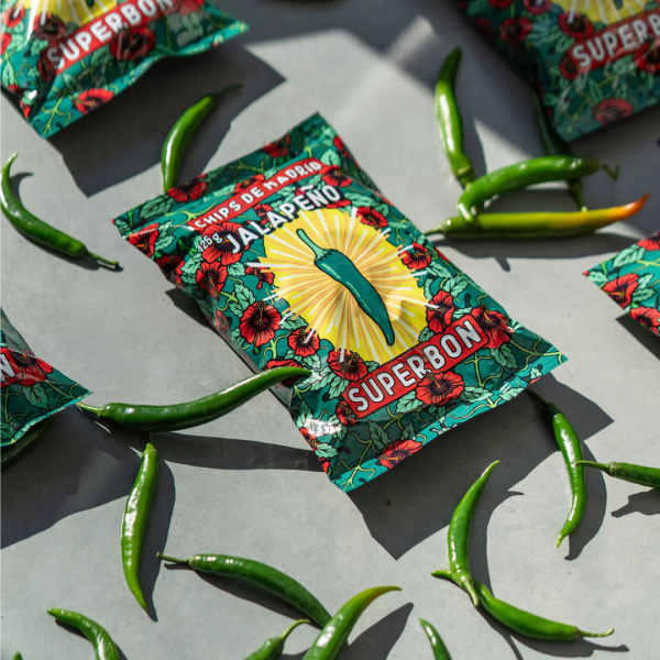 Perunalastut, Jalapeno, 125 g, Superbon - Image 2
