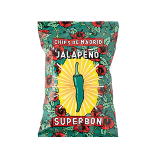 Perunalastut, Jalapeno, 125 g, Superbon