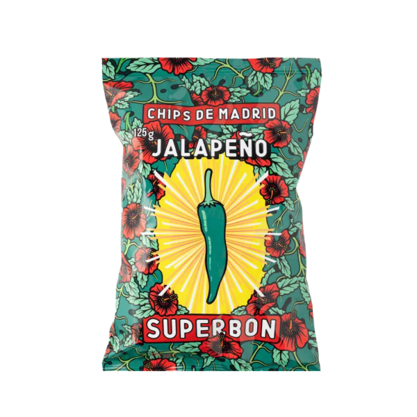 Perunalastut, Jalapeno, 125 g, Superbon