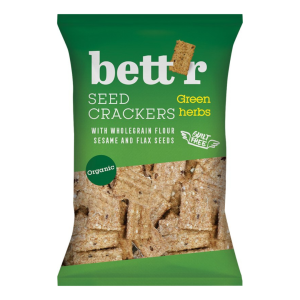 Siemenkeksi, yrtit 150 g, luomu, Bett'r