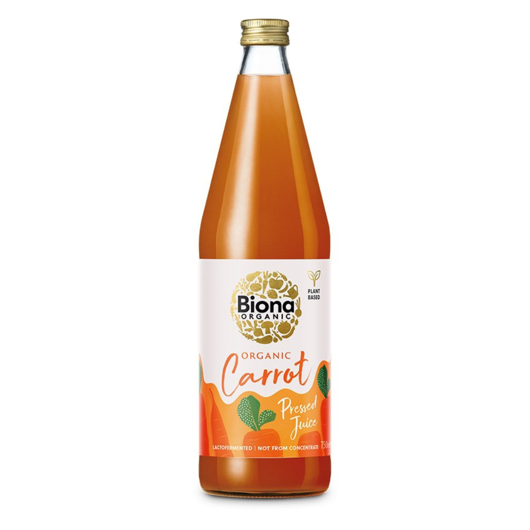 Porkkanamehu 750 ml, Biona