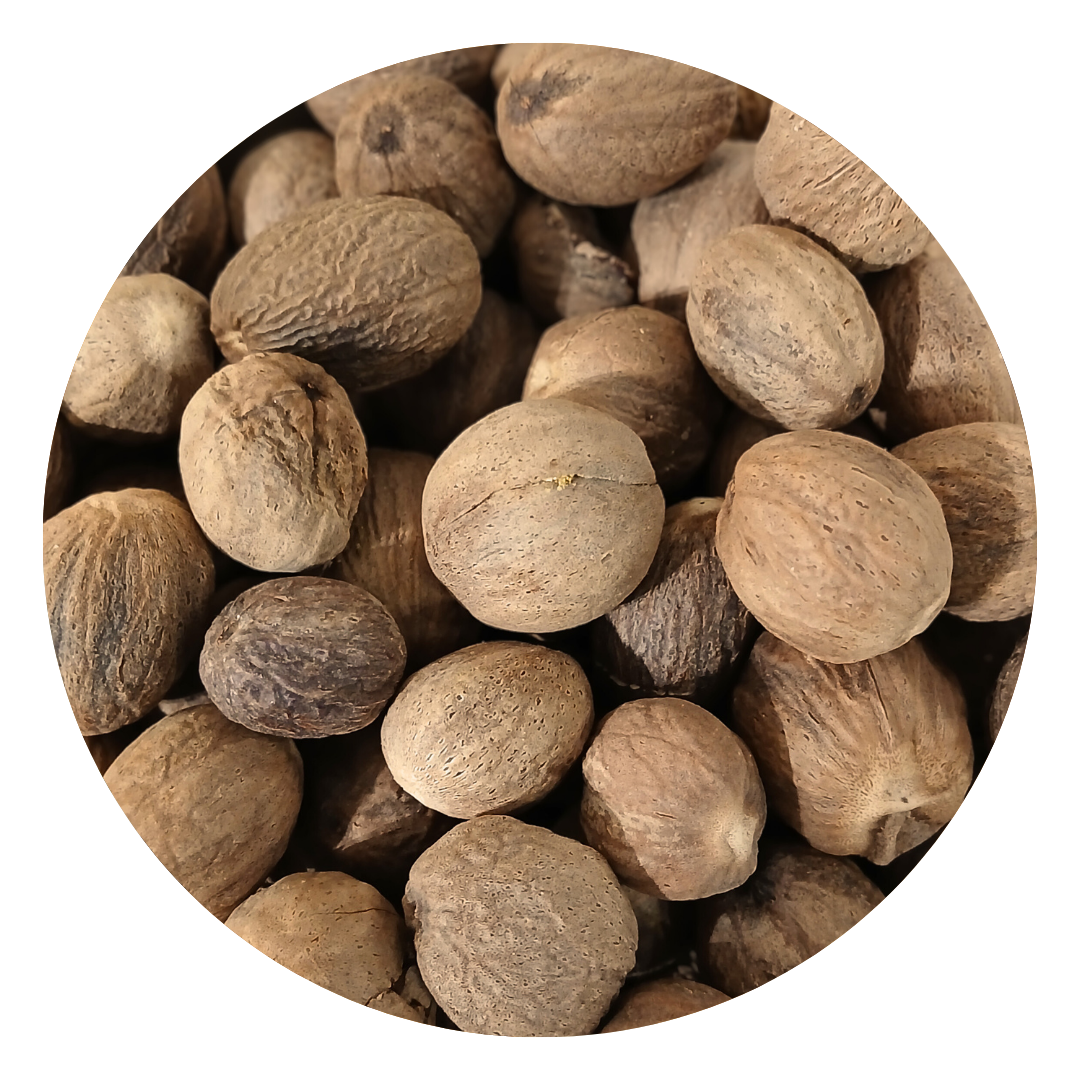 Muskottipähkinä, kokonainen, luomu