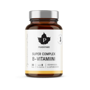 Super Complex B-vitamiini - 30 kapselia, Puhdistamo