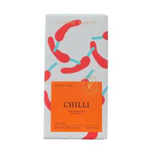 Tumma suklaa 70%, chili, 50 g, Vinte Vinte