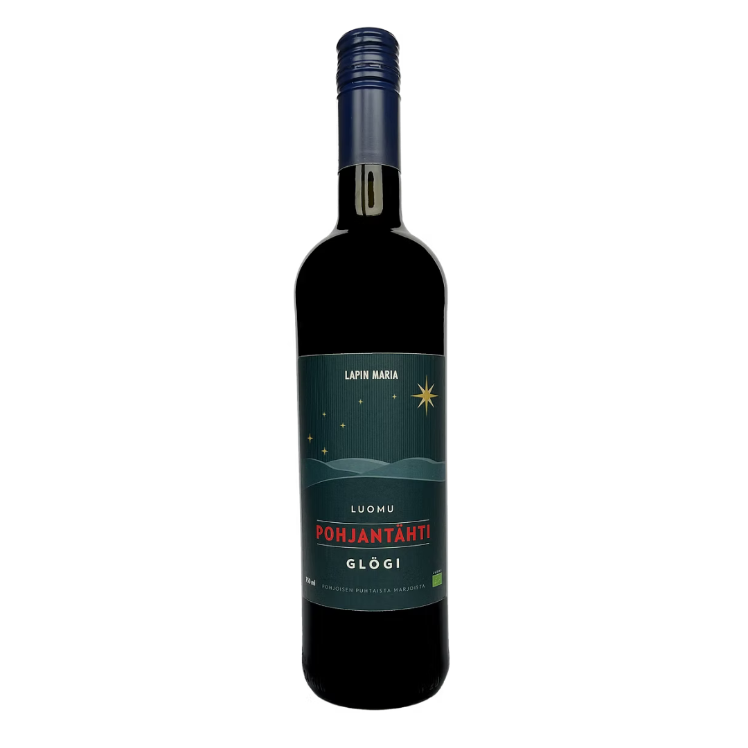 Pohjantähti glögi, 750 ml, luomu, Lapin Maria